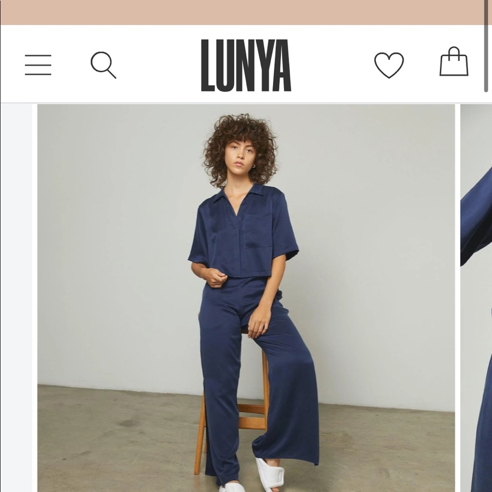 Lunya Machine Washable Silk Pajamas - NWOT